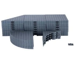 LEMAX - Plaza System 32 Pieces ( Grey-Variety )