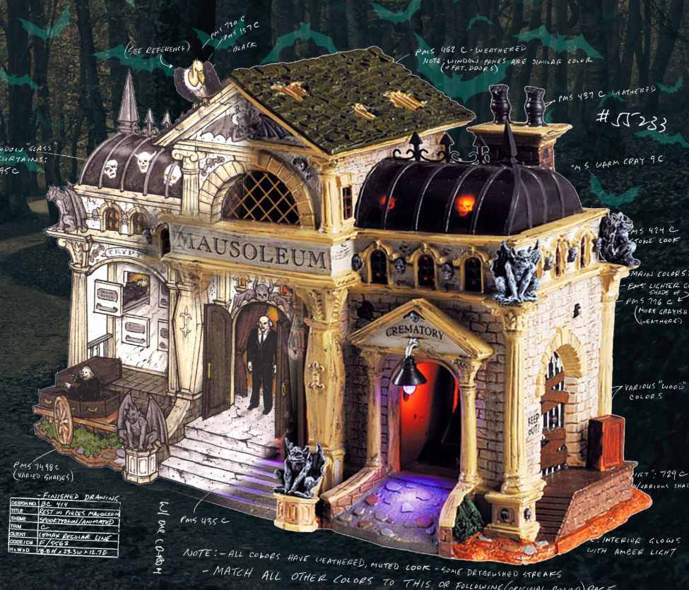 Lemax -Lemax spookytown 25 d